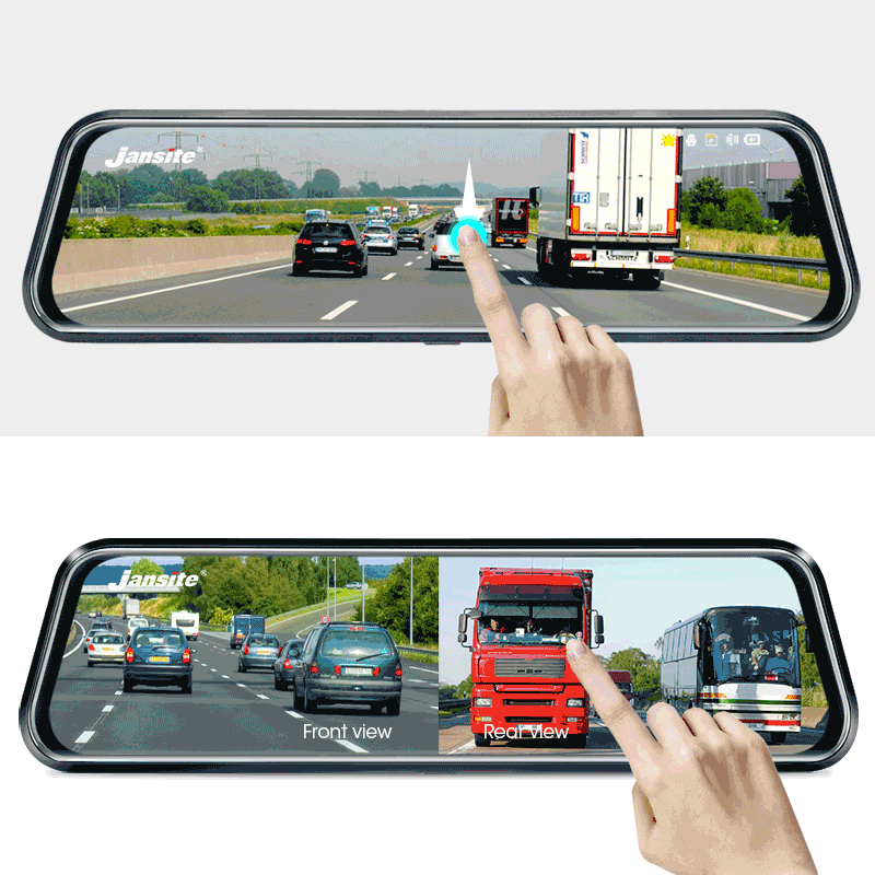 Jansite™ - Best Mirror Dash Camera & Full Touch Screen Monitor